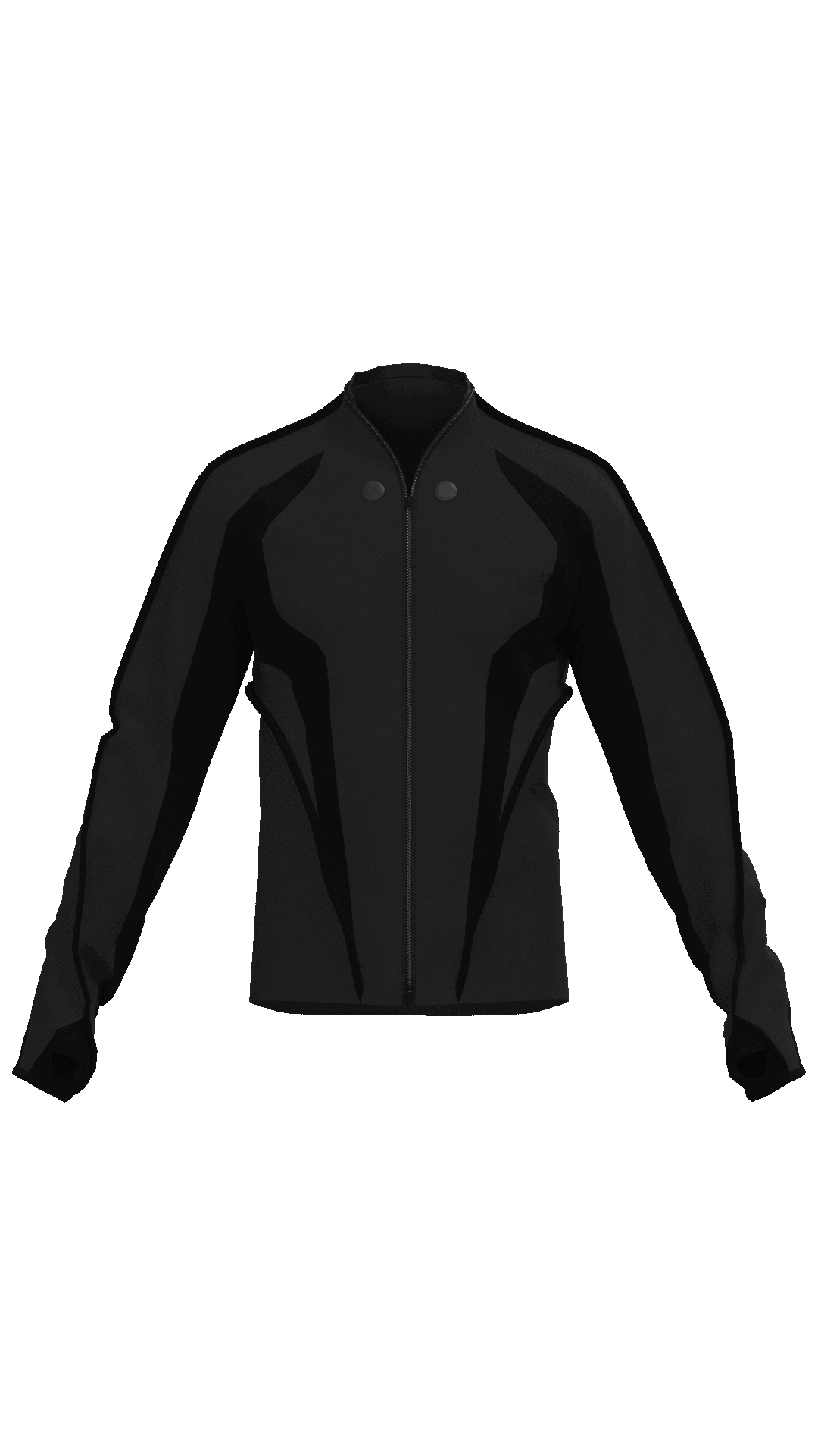 Metallic Windbreaker Jacket